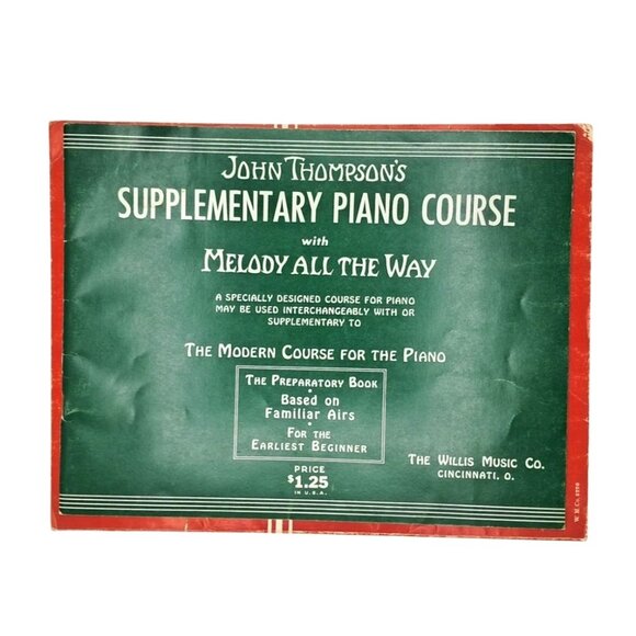 John Thompsons Modern & Supplementary Piano Courses  Second Grade & Preparatory - Picture 2 of 5